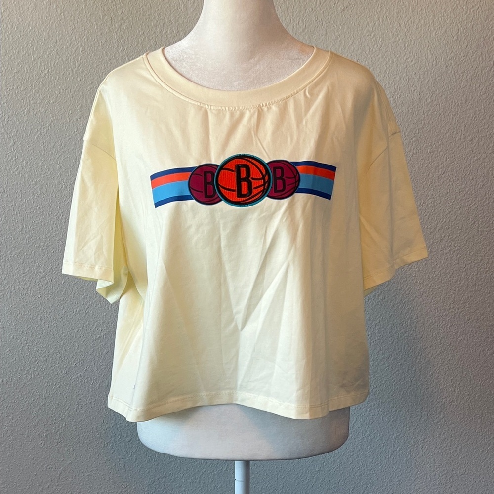 Pro Standard La Clippers Cropped Tshirt Size Medium